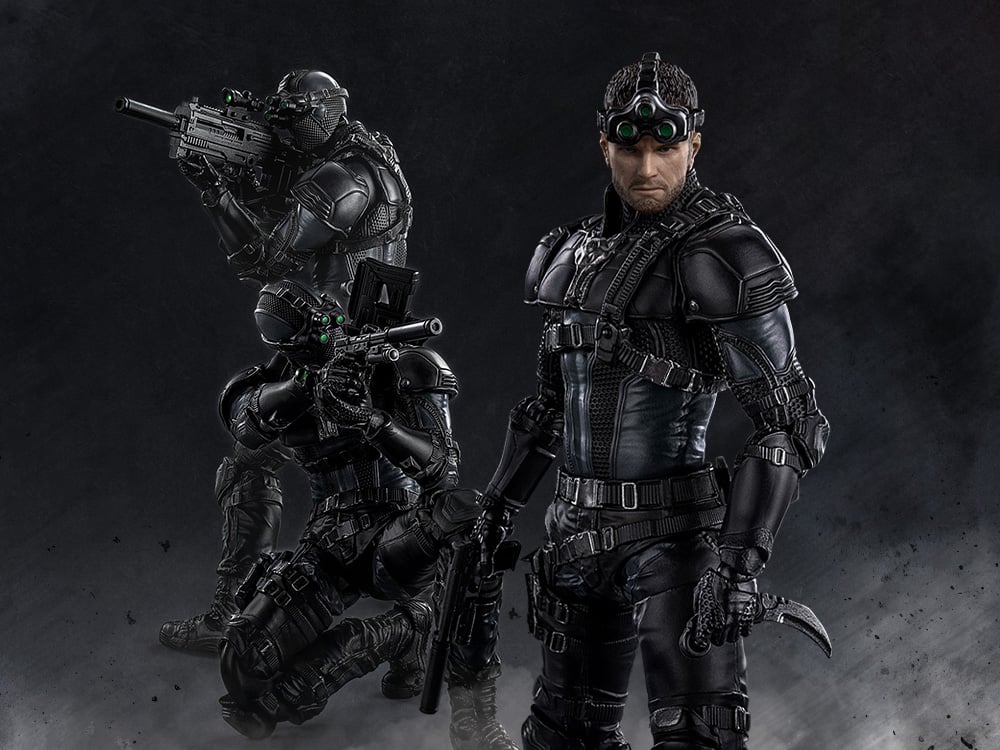 Image of Splinter Cell: Blacklist FigScript Sam Fisher 1/12 Scale Action Figure