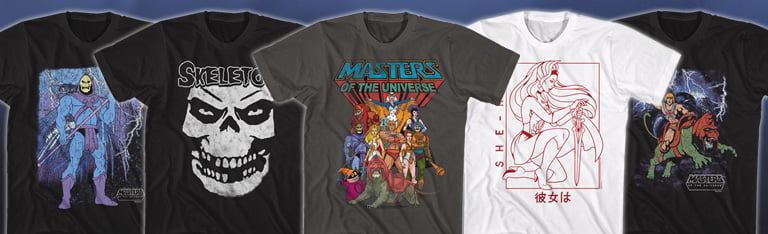Image of T-Shirts: Masters of the Universe & More!
