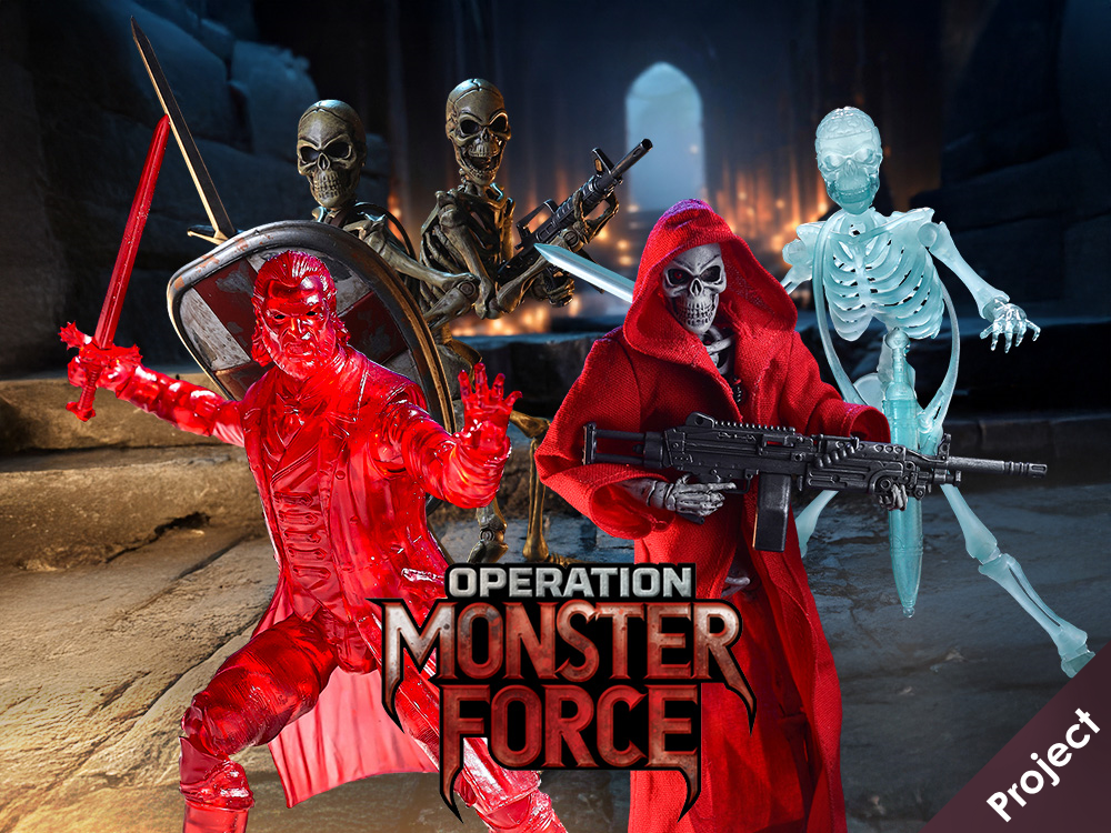 Operation: Monster Force 1/12 Scale Action Figures