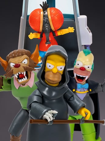 Image of The Simpsons Treehouse of Horror 5-Inch Scale Action Figures