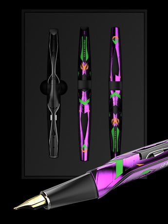 Image of Neon Genesis Evangelion 30th Anniversary EVA-01 (Americas Edition) Limited Edition Premium Fountain Pen