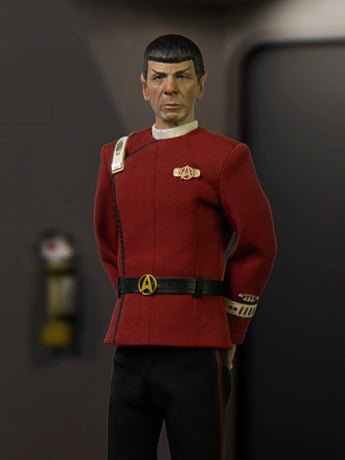 Image of Star Trek: The Wrath of Khan Captain Spock 1/6 Scale Action Figure and More!