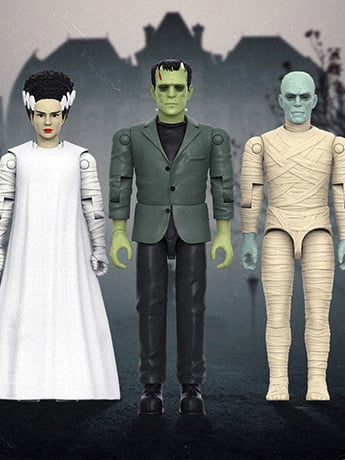 Image of Universal Monsters ReAction+ Action Figures