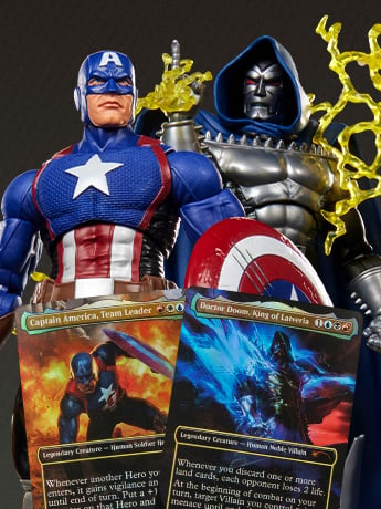 Image of Marvel Legends Action Figures with Exclusive Magic: The Gathering Card & More!
