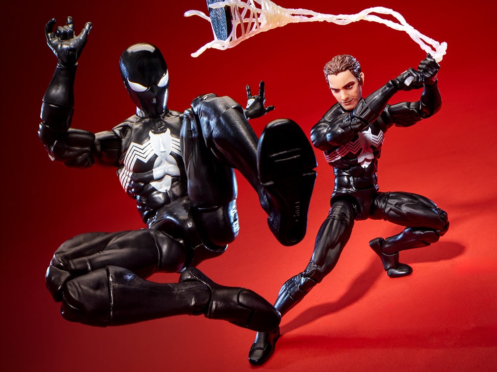 Image of Marvel Legends Maximum Series Spider-Man (Symbiote) Action Figure & More!