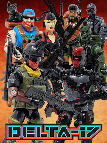Image of Delta-17: War in the Shadows Action Figures