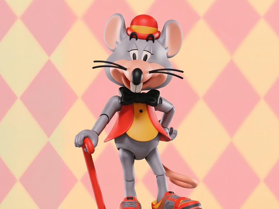 Image of Chuck E. Cheese 50th Anniversary 1/12 Scale Limited Edition Action Figures