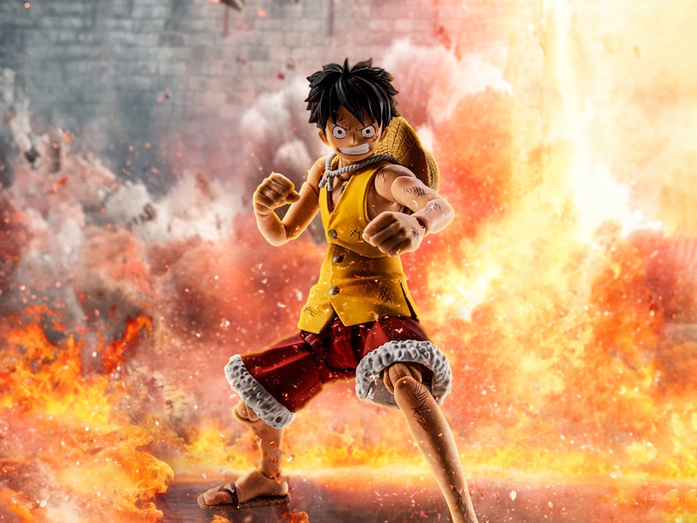 Image of One Piece S.H.Figuarts Monkey D. Luffy (Summit War of Marineford) Action Figure