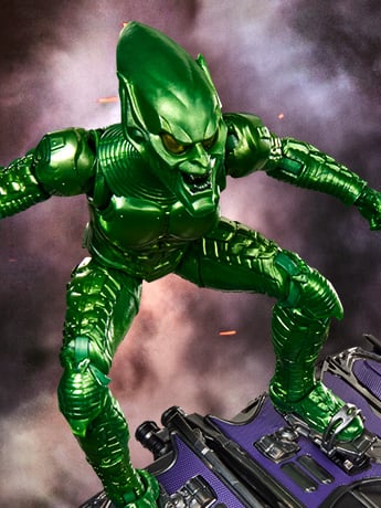 Image of Spider-Man: No Way Home Marvel Legends Green Goblin Action Figure and Glider Set & More!