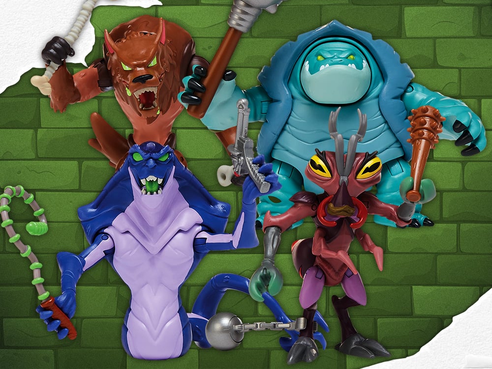 Image of Tales of the TMNT Monster Mutanimals Action Figures