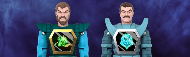Image of Visionaries: Knights of the Magical Light ReAction+ Action Figures