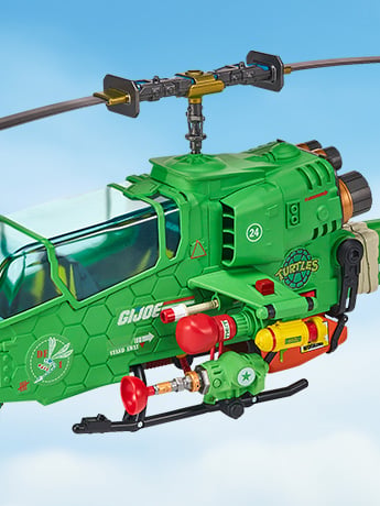 Image of Teenage Mutant Ninja Turtles x G.I. Joe Action Figures & Vehicles
