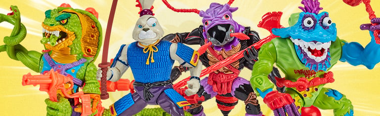 Image of Teenage Mutant Ninja Turtles Original Classic Mutants Wave 4 Action Figure 4-Pack & More!