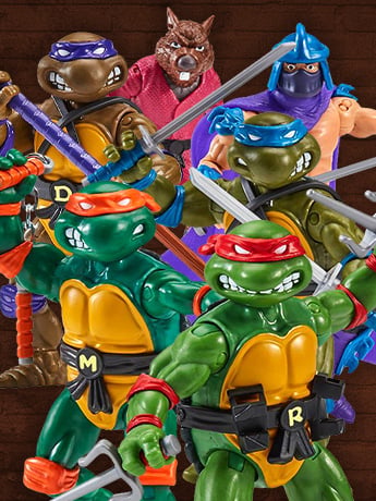 Image of Teenage Mutant Ninja Turtles Remastered Action Figure 6-Pack & More!