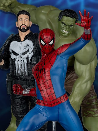 Image of McFarlane Toys Spider-Man: Brand New Day & The Punisher Scaled Figures