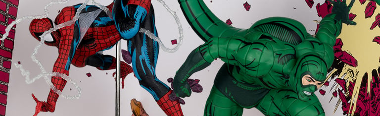 Image of McFarlane Toys Marvel Spider-Man & Scorpion Scaled Figures
