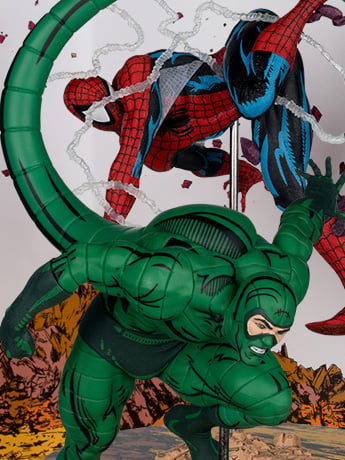 Image of McFarlane Toys Marvel Spider-Man & Scorpion Scaled Figures