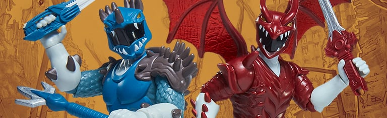 Image of Godzilla vs. The Mighty Morphin Power Rangers II Action Figures