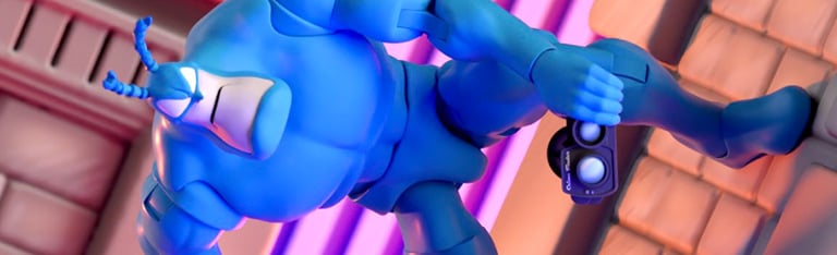 Image of The Tick Longbox Heroes Prestige The Tick 1/12 Scale Action Figures