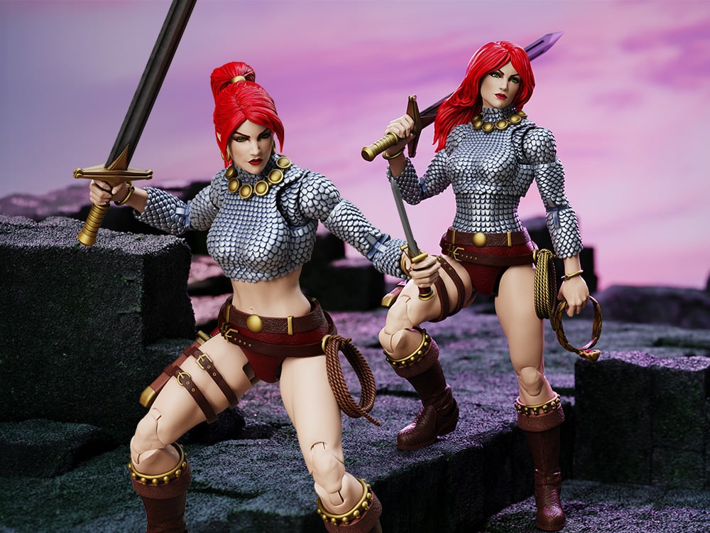 Image of Red Sonja Epic H.A.C.K.S. Immortal Red Sonja 1/12 Scale Action Figure