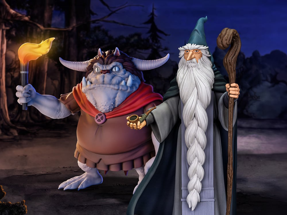 Image of The Hobbit Gandalf & Goblin Figures