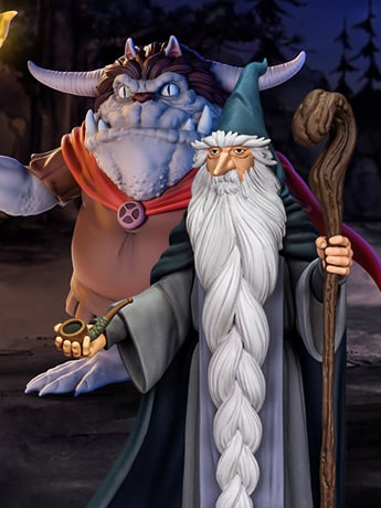 Image of The Hobbit Gandalf & Goblin Figures