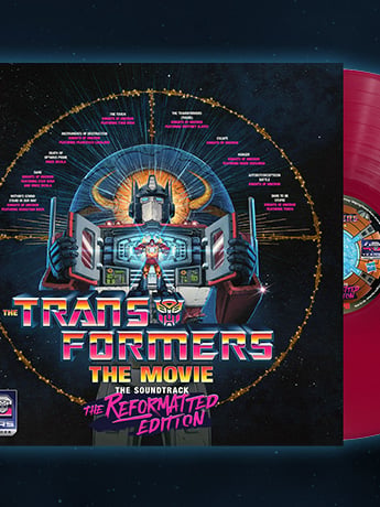 Image of The Transformers: The Movie The Soundtrack (The Reformatted Edition) BBTS Exclusive Hot Rod Red Viny
