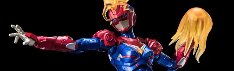 Image of Marvel Fighting Armor Captain Marvel Action Figure & More!