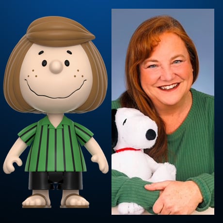 Peanuts ReAction Peppermint Patty Action Figure (Autographed and Cased)