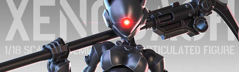 Image of 3 Min Project Xenodash 1/18 Scale Model Kits