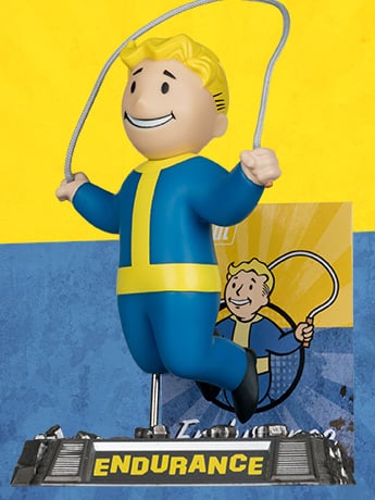Image of Fallout Vault Boy (Endurance) 5" Posed Figure