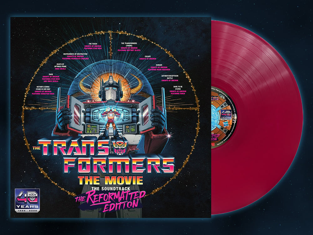 Image of In Stock! The Transformers: The Movie The Soundtrack (The Reformatted Edition) BBTS Exclusive Hot Ro