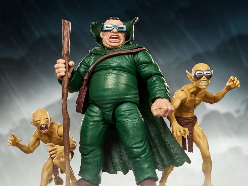 Image of Fantastic Four Marvel Legends Mole Man & Moloids Action Figure Three-Pack