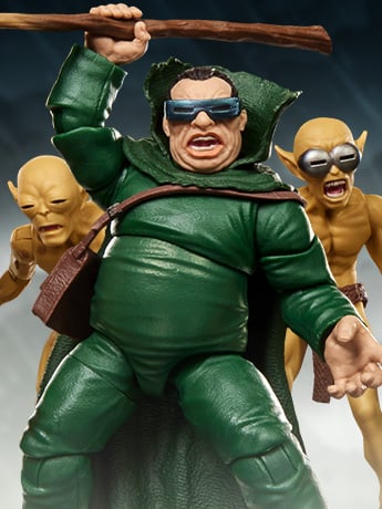 Image of Fantastic Four Marvel Legends Mole Man & Moloids Action Figure Three-Pack