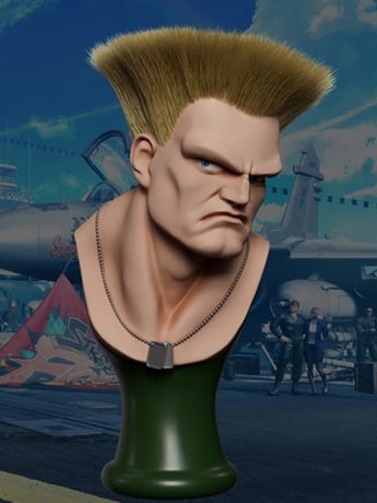 Street Fighter 6 Guile Soft Dusting Brush