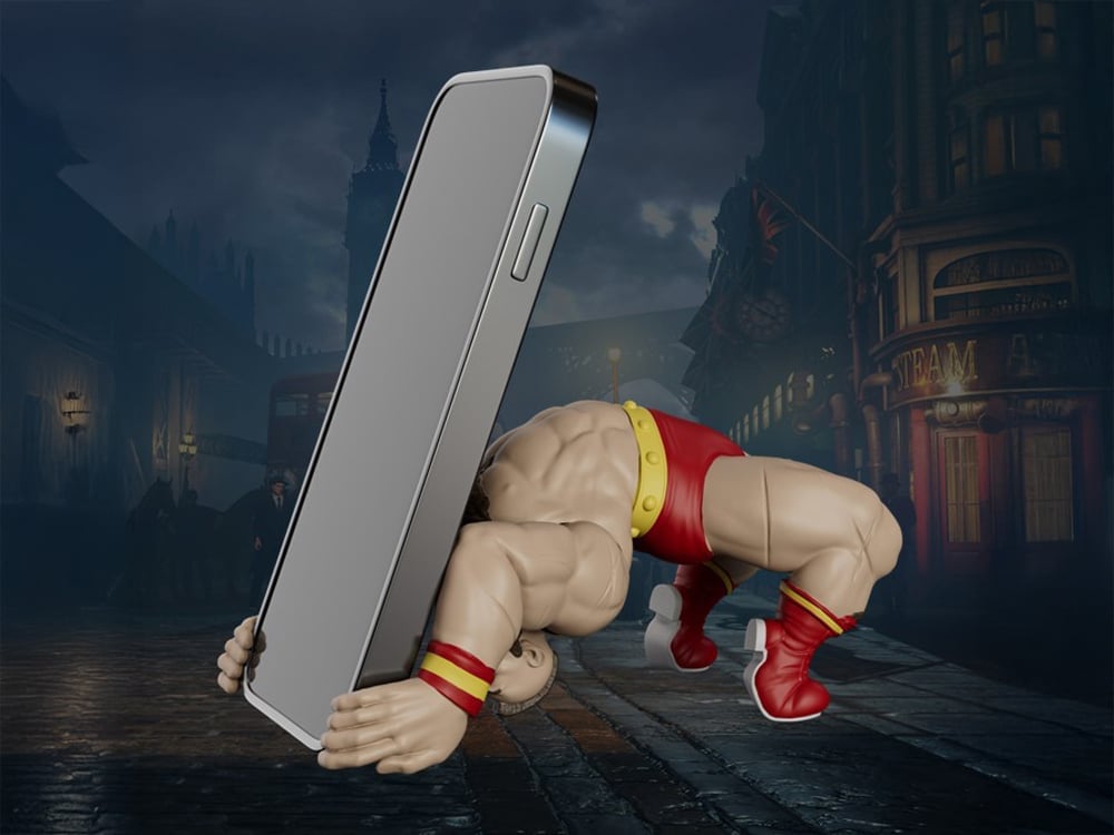 Street Fighter 6 Zangief Smartphone Holder