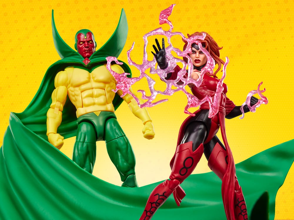 Image of Avengers: The Crossing Marvel Legends Vision & Scarlet Witch Action Figure Two-Pack