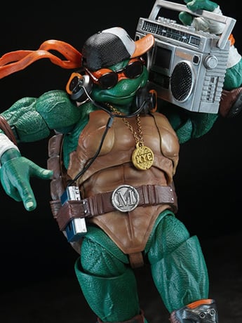 Image of HEATBOYS Teenage Mutant Ninja Turtles Michelangelo (Deluxe Edition) Action Figure (With Bonus)