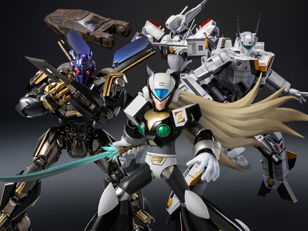 Image of threezero Exclusives: Mega Man, Transformers, Robotech, Patlabor, Blade Runner & More!
