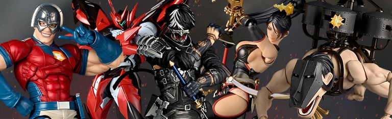 Kaiyodo: Peacemaker, Attack on Titan, Ninja Gaiden, Tekkaman & More!