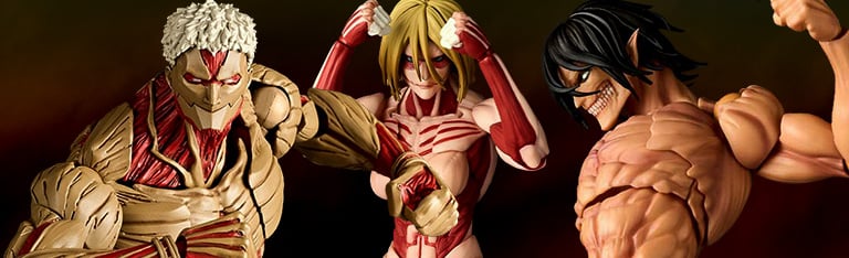 Attack on Titan Amazing Yamaguchi Revoltech Action Figures & More!