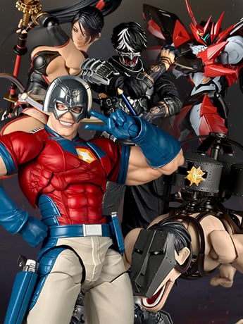 Kaiyodo: Peacemaker, Attack on Titan, Ninja Gaiden, Tekkaman & More!