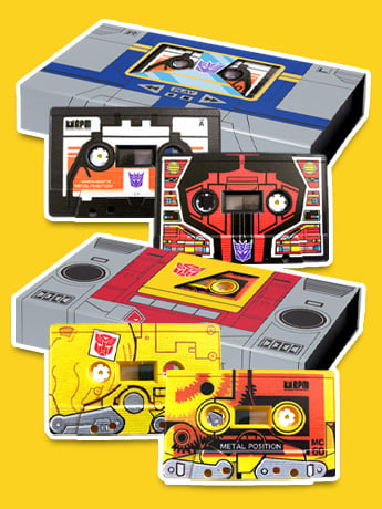 SDCC Exclusives: Transformers Cassette Box Sets & More!