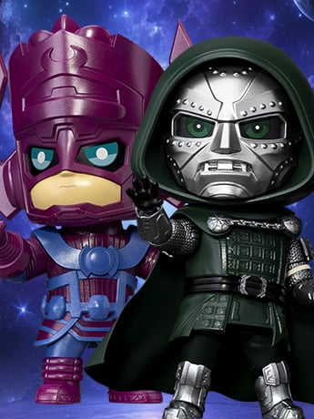Image of Marvel Egg Attack Action Galactus & Doctor Doom