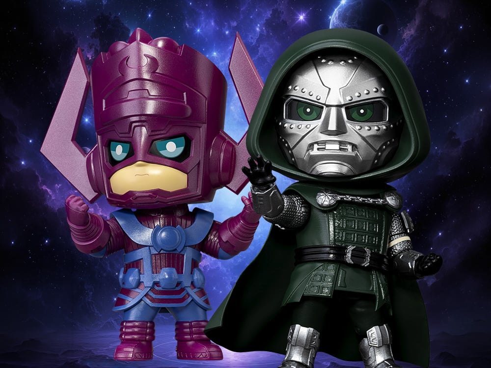 Image of Marvel Egg Attack Action Galactus & Doctor Doom