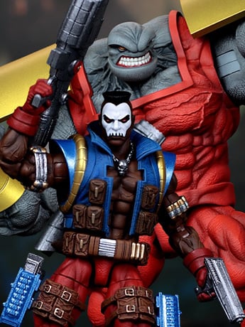 Image of LooseCollector: Rob Liefeld's Youngblood Chapel & Badrock 1/12 Scale Action Figures