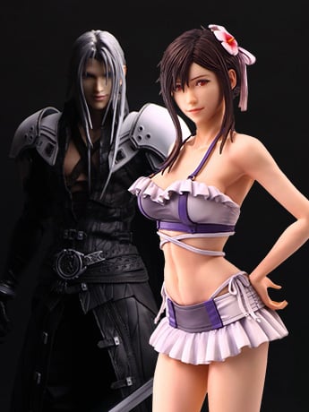 Image of Final Fantasy VII Rebirth Static Arts Tifa, Play Arts Shin Sephiroth & More!
