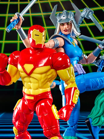 Image of Marvel Legends Gamerverse Iron Man & Marvel's Spiral Action Figure Two-Pack