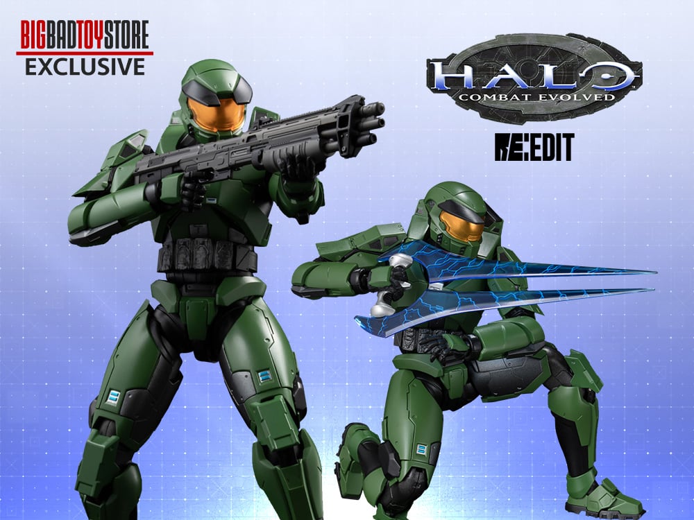 Image of Halo RE:EDIT Master Chief (Mjolnir Mark V) BBTS Exclusive 1/12 Scale Action Figure (With Bonus)
