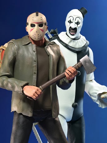 Image of Fortnitemares Jason Voorhees & Art the Clown Action Figures
